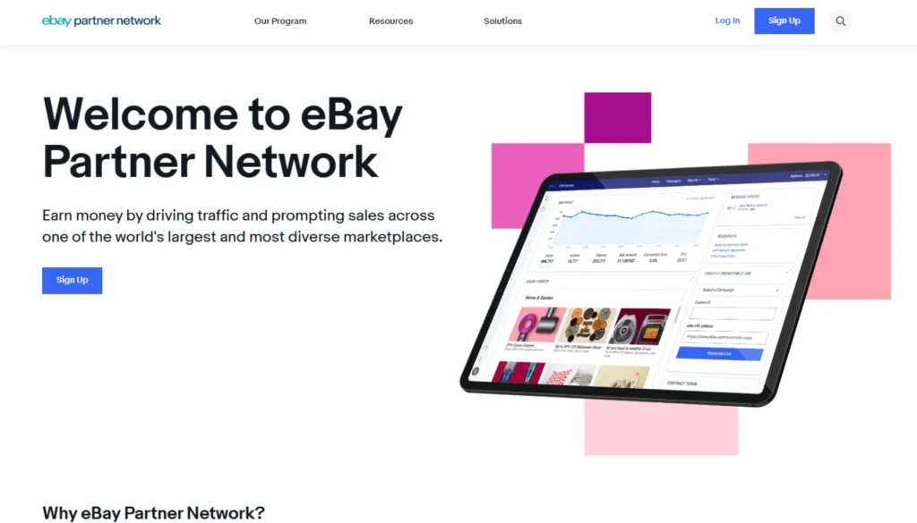 Affiliate-Programme - eBay Partner Network
