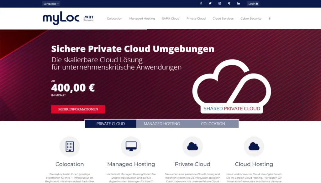 Cloud-Server - myLoc