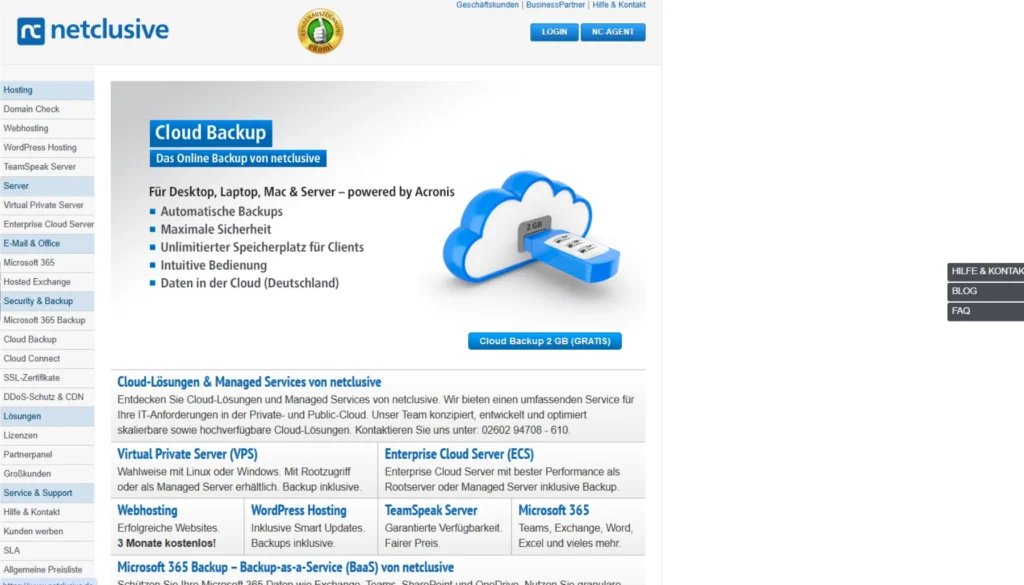 Cloud-Server - netclusive