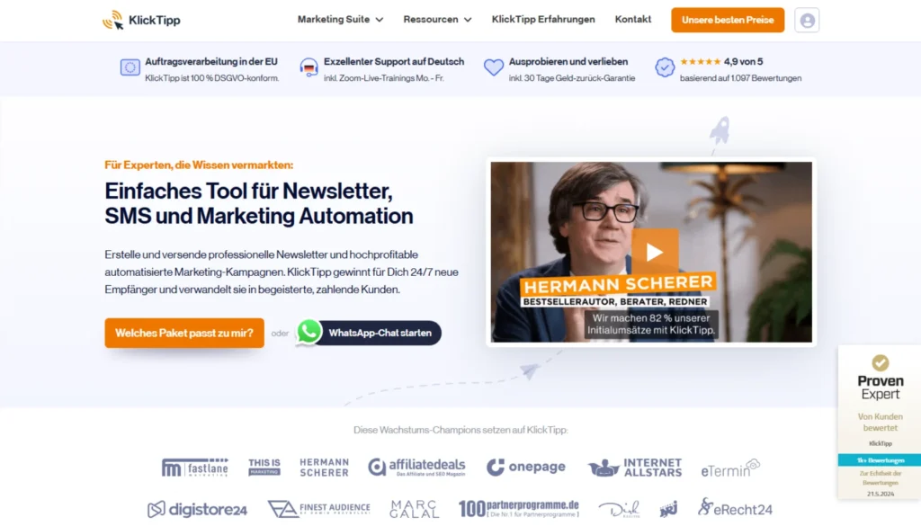 Klick Tipp - E-Mail-Marketing-Software
