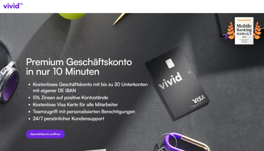Geschäftskonto - Vivid