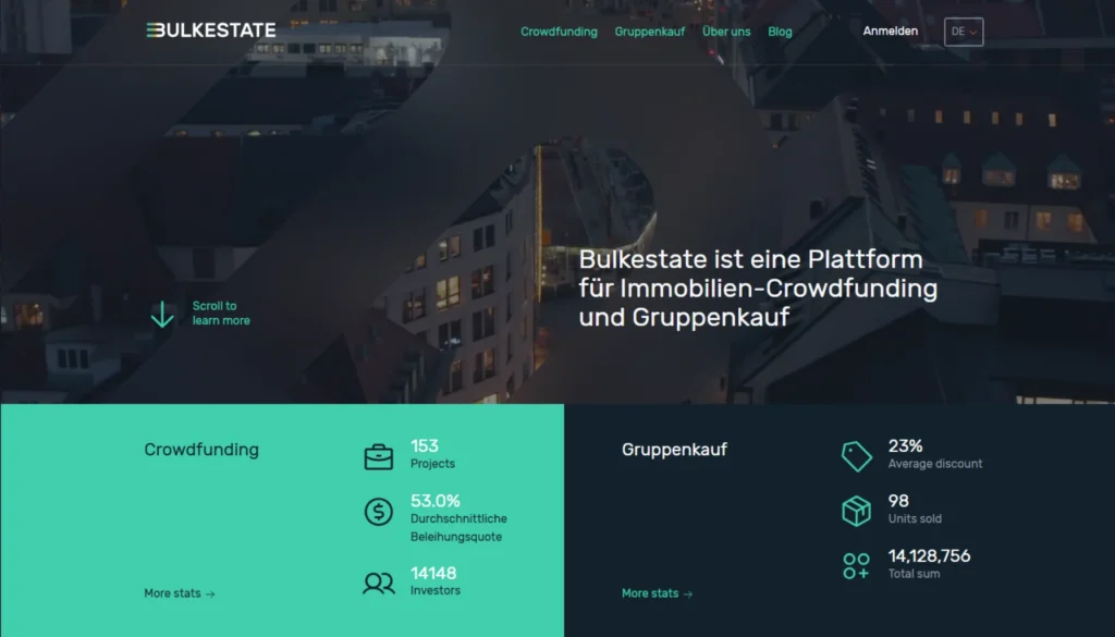 P2P-Plattformen - Bulkestate