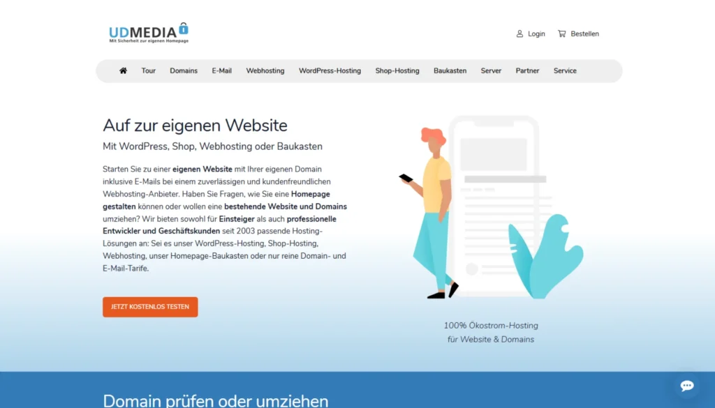 Webhosting-Vergleich - Udmedia